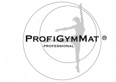 Gymnastikmatte Professional 180 mit Ösen, 1 cm dick
